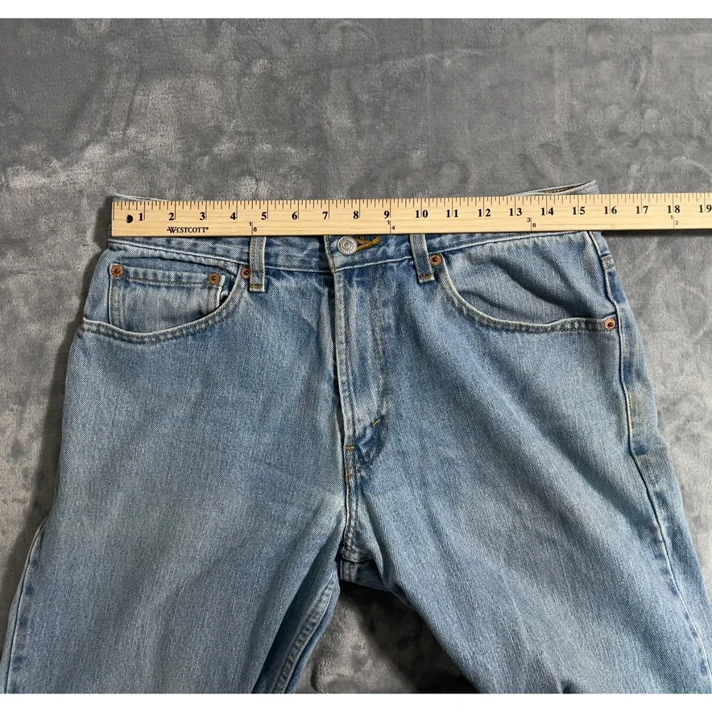 Vintage Levis 560 Jeans Mens 31x30 Light Blue Y2K Baggy Loose Faded Relaxed VTG